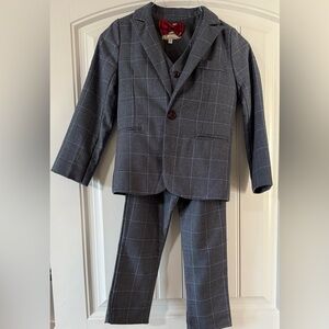 Boys Formal Suit Set - 4-pcs Jacket, Vest, Tie and Pants